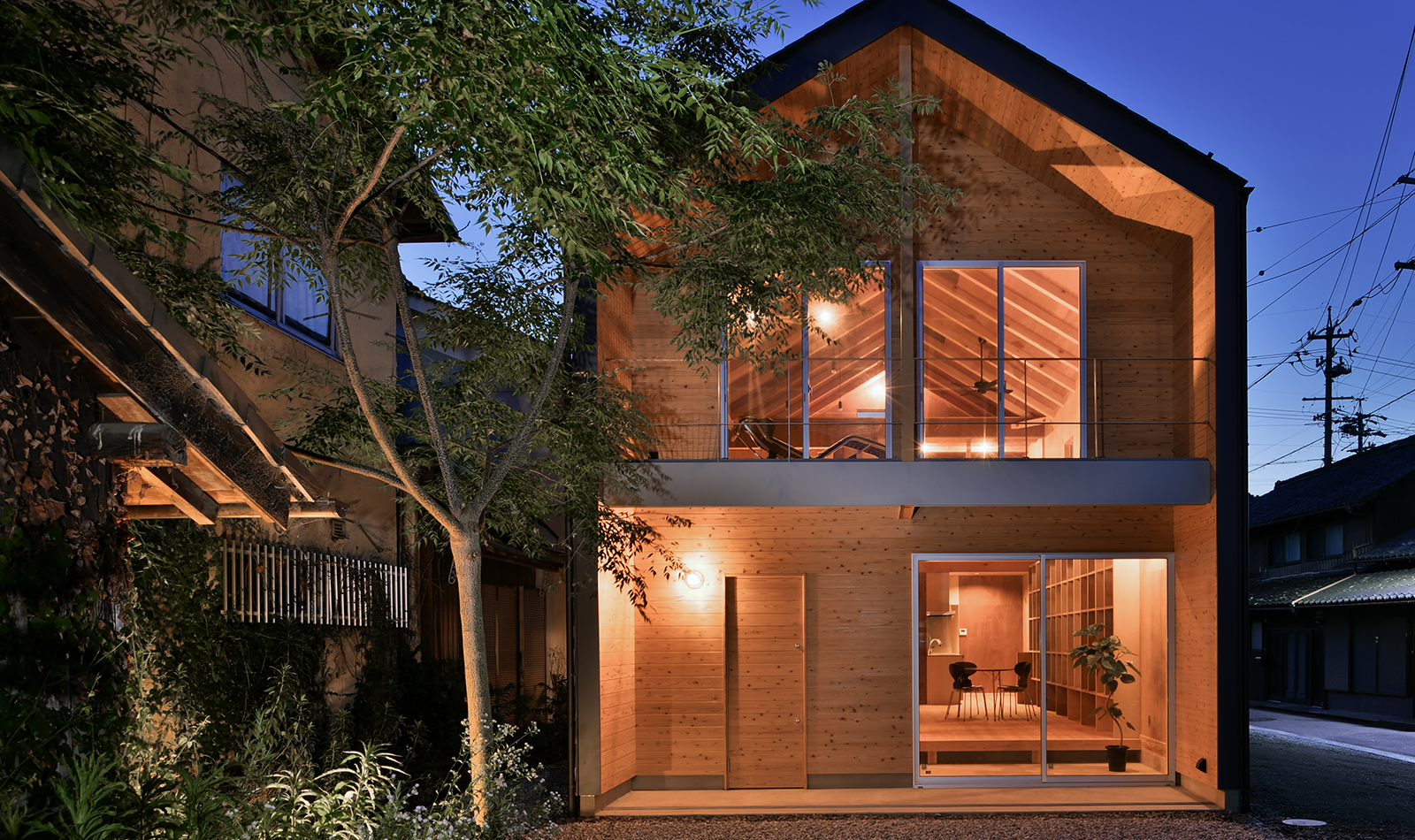 和風ガルバリウムの家